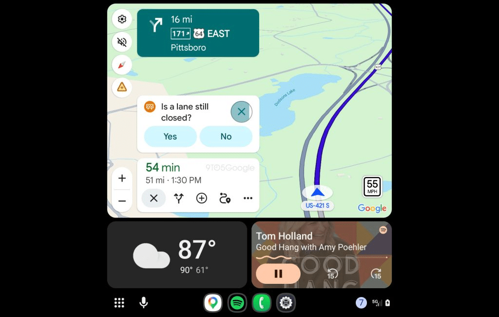 Android auto google maps: avvisi meno invasivi alla guida