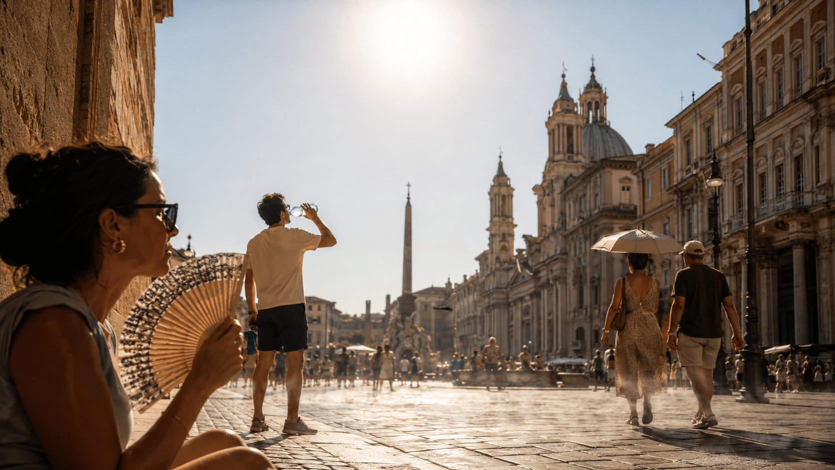 Caldo estremo in europa: 17 città da bollino rosso