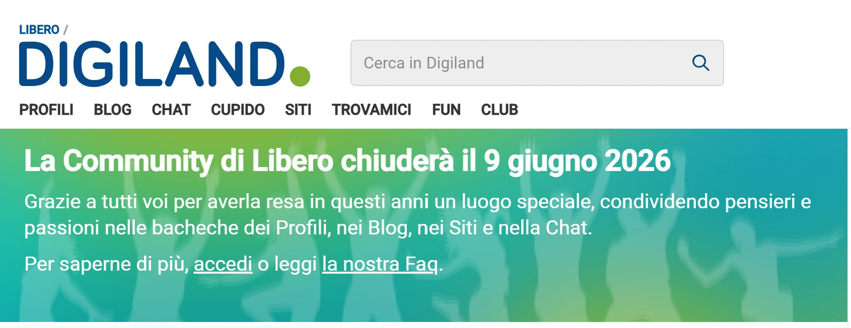 Community di libero chiude il 9 giugno 2026: perderai blog, chat e profili? %community di libero chiude il 9 giugno 2026: perderai blog, chat e profili? Count(title)% Community di libero chiude il 9 giugno 2026: perderai blog, chat e profili?