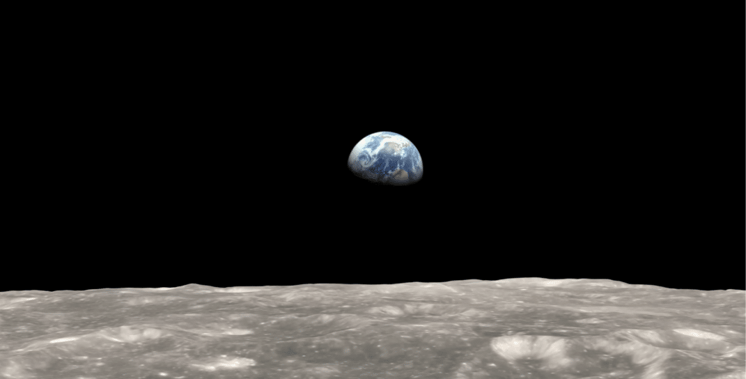 Earthrise: il video restaurato mostra la terra dalla luna