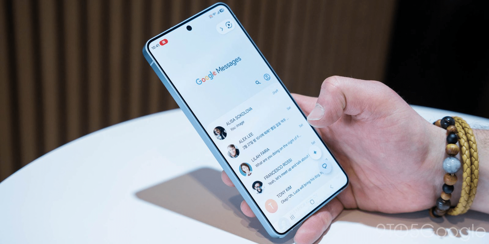 Google messages tap to draft evita invii per errore