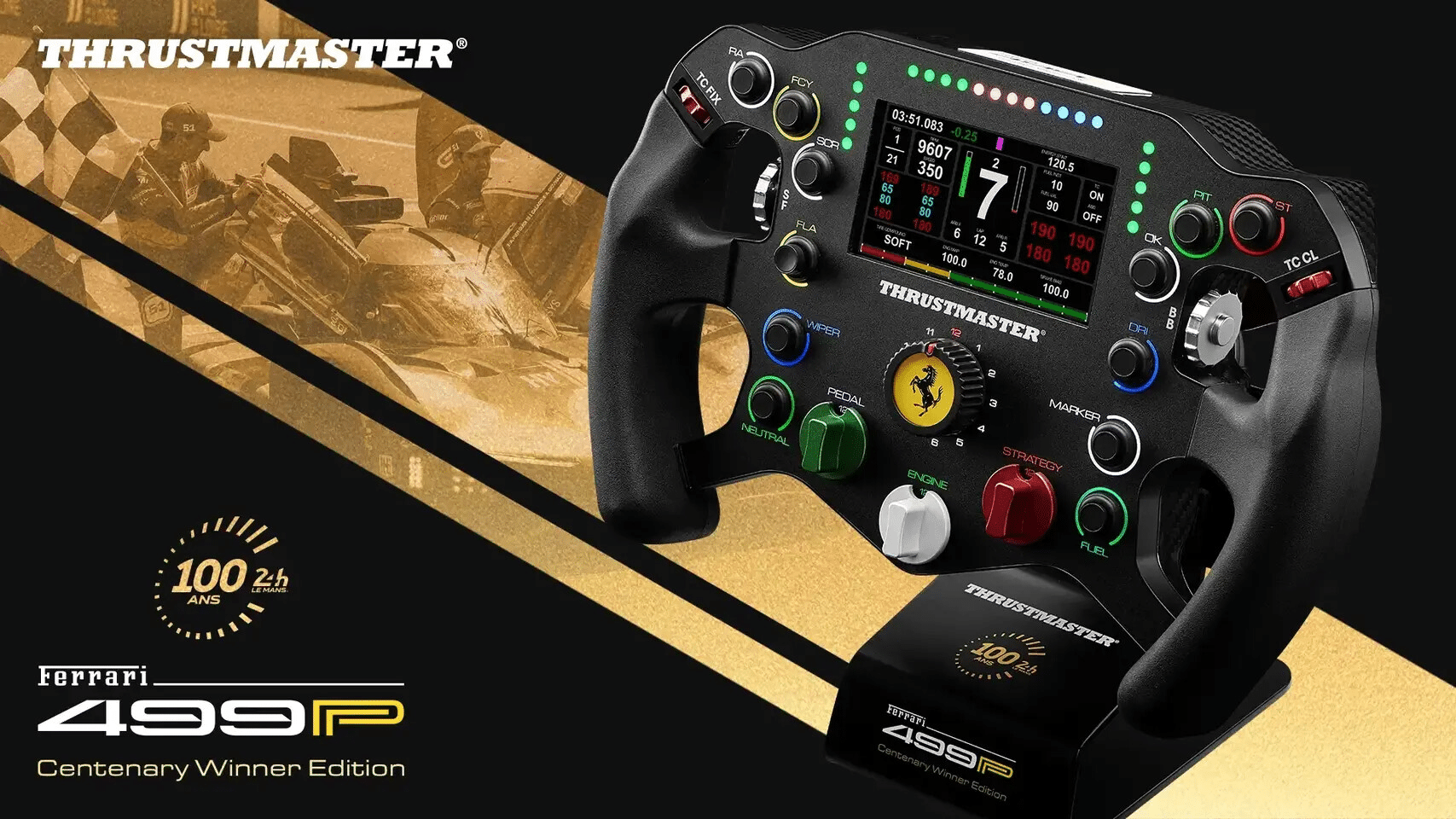 Thrustmaster ferrari 499p: volante esclusivo per sim racing