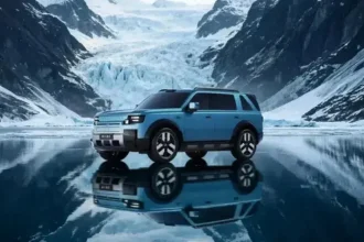 Freelander 8 suv elettrificato con carrozzeria squadrata, lidar sul tetto e sei posti