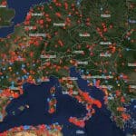 Incendi in europa, le mappe mostrano un’estate già critica