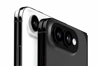 Concept di smartphone pieghevole a libro ispirato al possibile iphone ultra apple