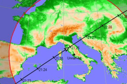 Iss visibile in italia