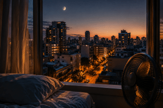 Perché di notte fa ancora così caldo? La città non riesce più a raffreddarsi