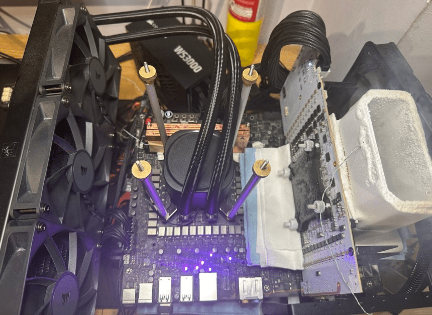 Rtx 5090d a 4 ghz con azoto liquido: cosa significa