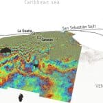 Il terremoto sposta il venezuela, sentinel-1 misura 30 cm dal cielo