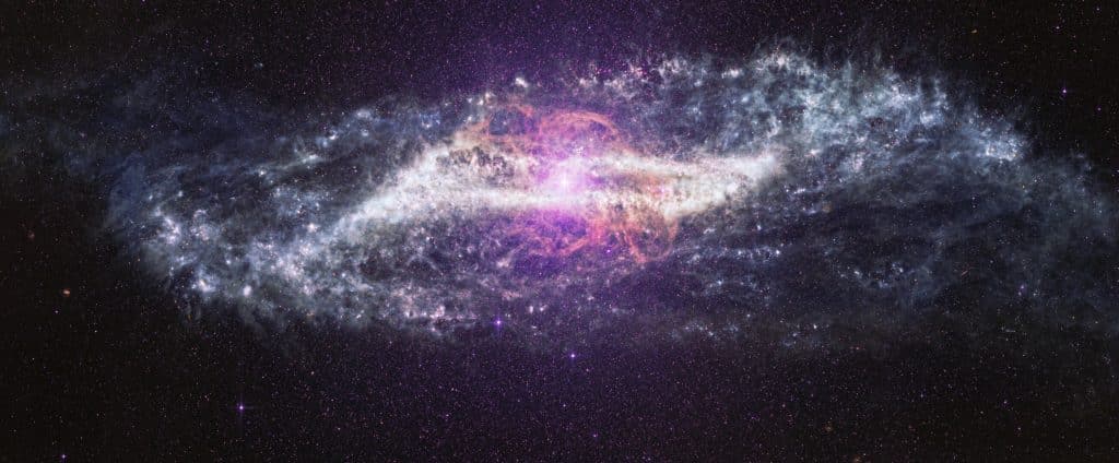Nasa mostra una meteora sulla nebulosa lacerta, ma è puro caso