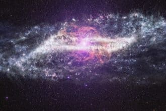 Centaurus a osservata dal telescopio spaziale james webb nell’infrarosso