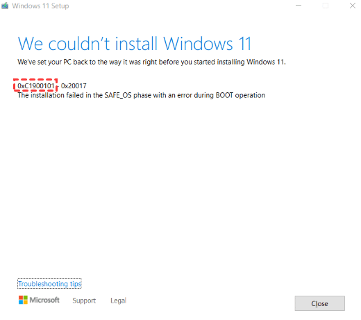 Windows 11 25h2 non si installa: come risolvere l’errore 0xc1900101
