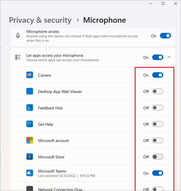 Windows 11: come bloccare microfono e webcam a una singola app %windows 11: come bloccare microfono e webcam a una singola appcount(title)% Windows 11: come bloccare microfono e webcam a una singola app