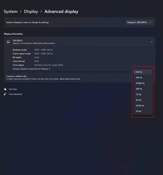Windows 11 torna a 60 hz da solo? Perché succede e come ripristinare 144, 165 o 240 hz