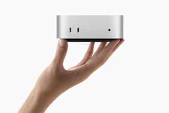 Mac mini m6 con porte usb-c frontali, nuovo modello apple 2026