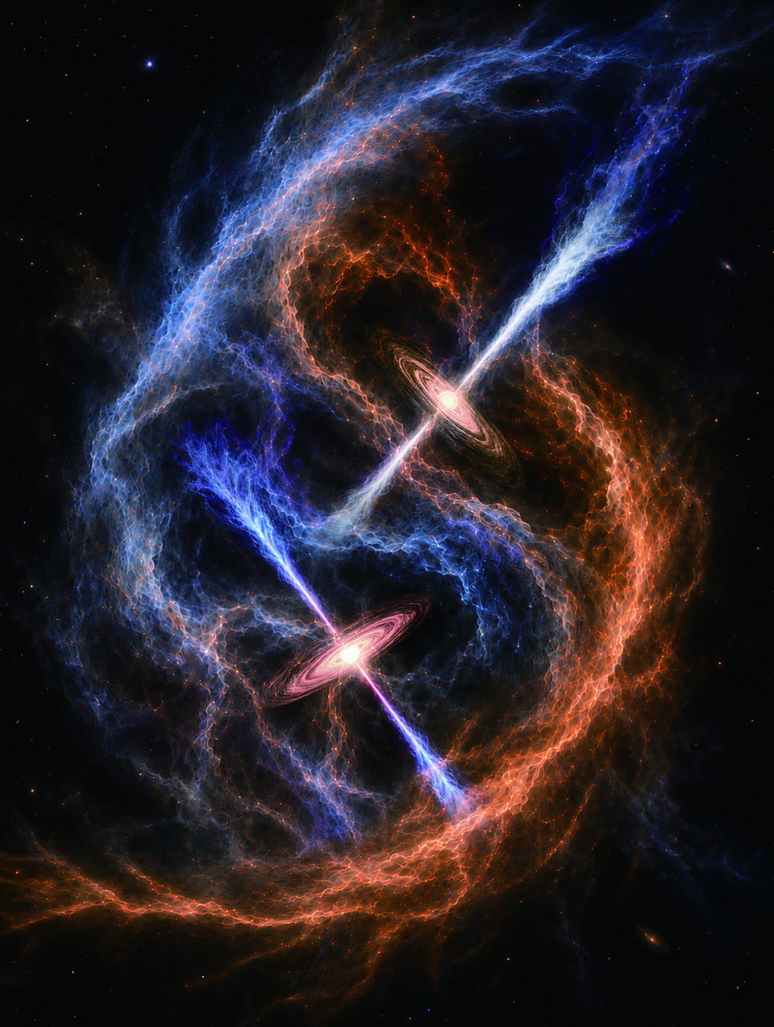 Come si formano le stelle binarie massicce? Il caso alma %come si formano le stelle binarie massicce? Il caso almacount(title)% Rappresentazione artistica di due protostelle massicce durante un incontro gravitazionale ravvicinato