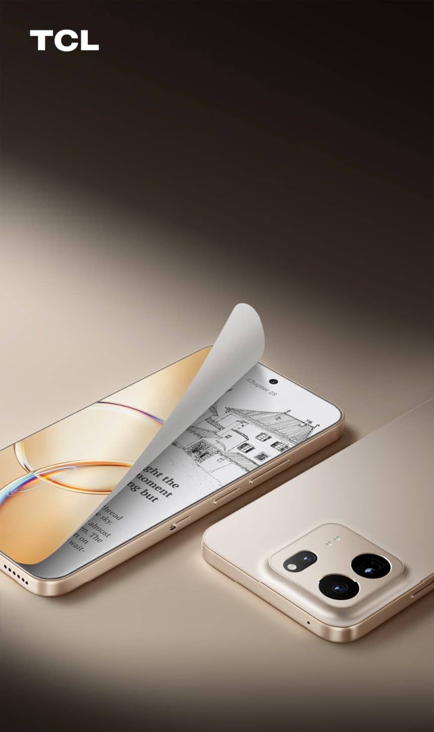 TCL P80 Ultra con display NXTPAPER AMOLED presentato a IFA 2026