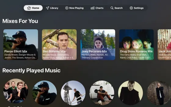 Plexamp su apple tv: ascoltare la libreria con caldera music %plexamp su apple tv: ascoltare la libreria con caldera musiccount(title)% Plexamp su apple tv: ascoltare la libreria con caldera music