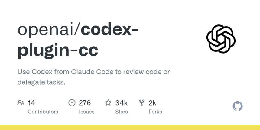 Codex plugin for claude code di openai