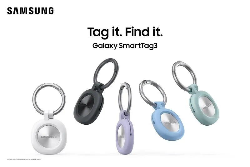 Samsung galaxy smarttag3 nelle colorazioni ufficiali