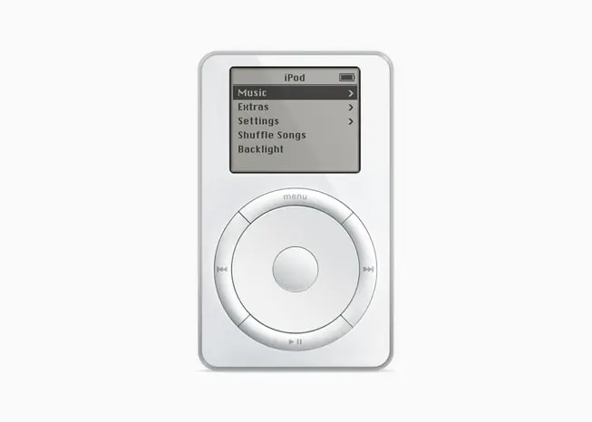 Ipod su windows 11: come sincronizzare classic, nano e shuffle %ipod su windows 11: come sincronizzare classic, nano e shufflecount(title)% Il primo ipod bianco con rotella, in una foto d'archivio apple