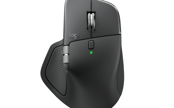 Logitech mx master 4 graphite visto dall'alto