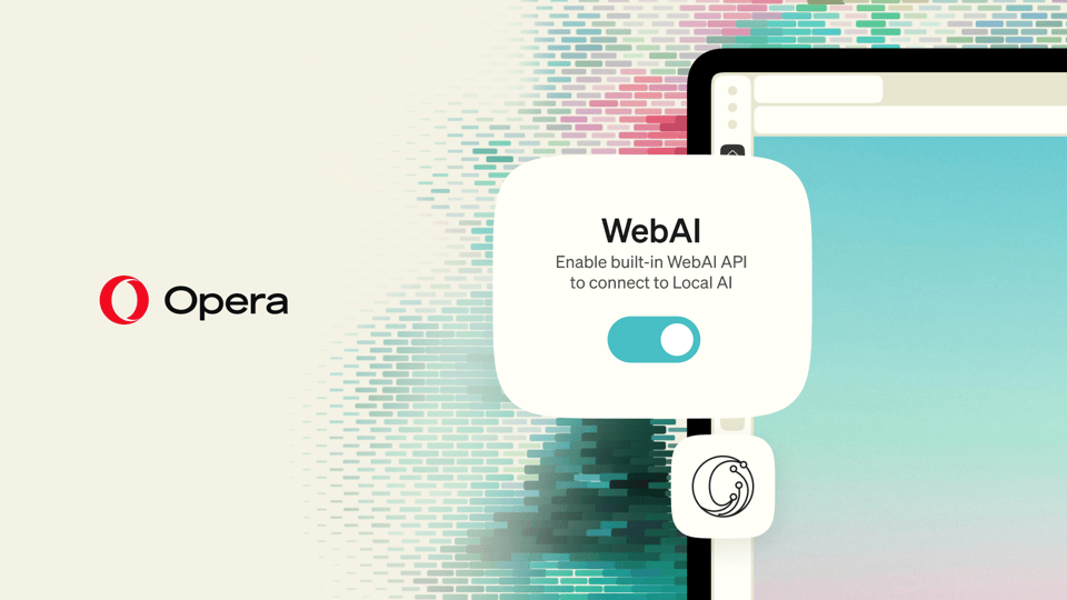 Interruttore webai nelle impostazioni opera