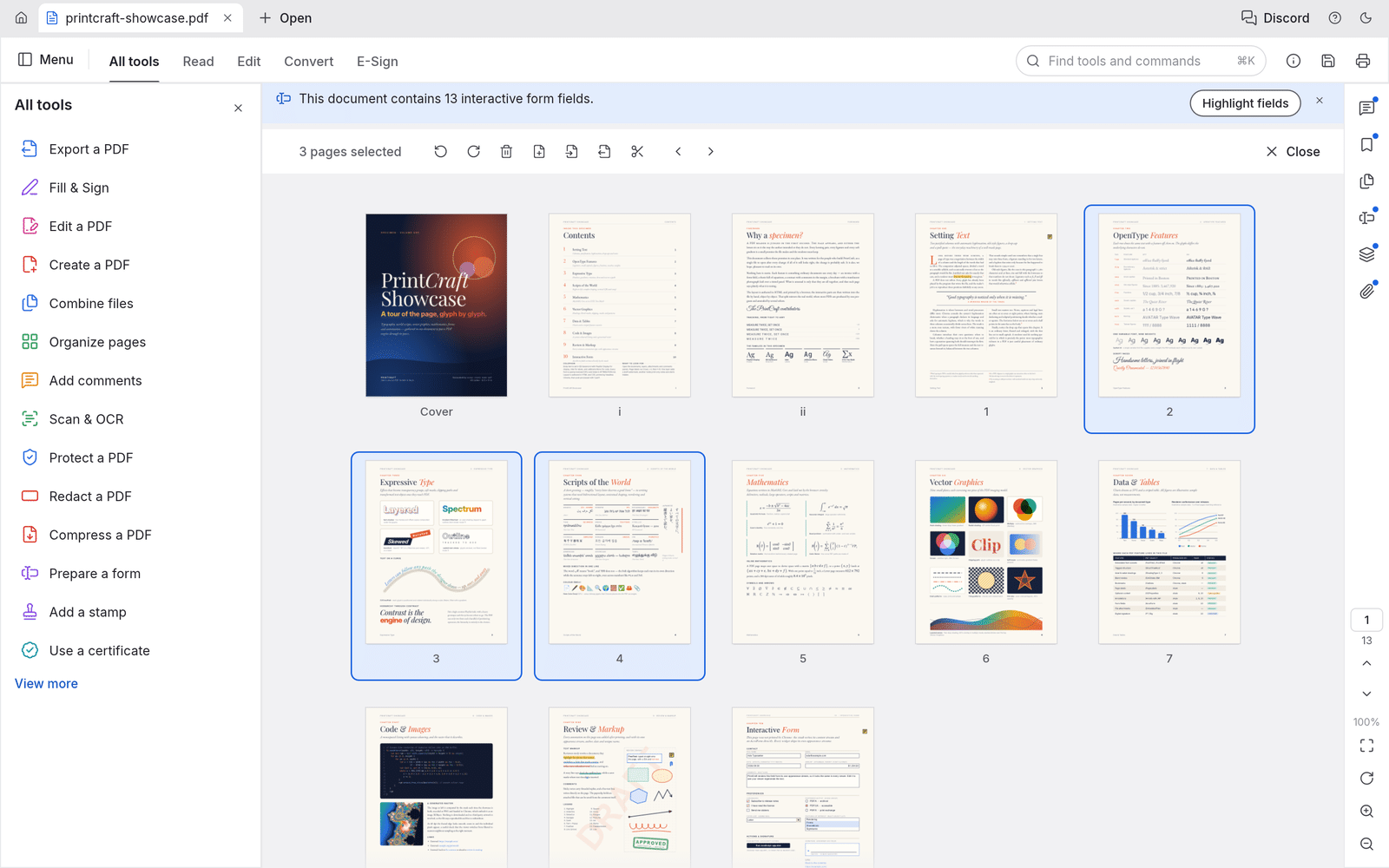 Pdfcraft: come unire e dividere pdf offline senza abbonamento %pdfcraft: come unire e dividere pdf offline senza abbonamentocount(title)% Pdfcraft organize pages con miniature e pagine selezionate