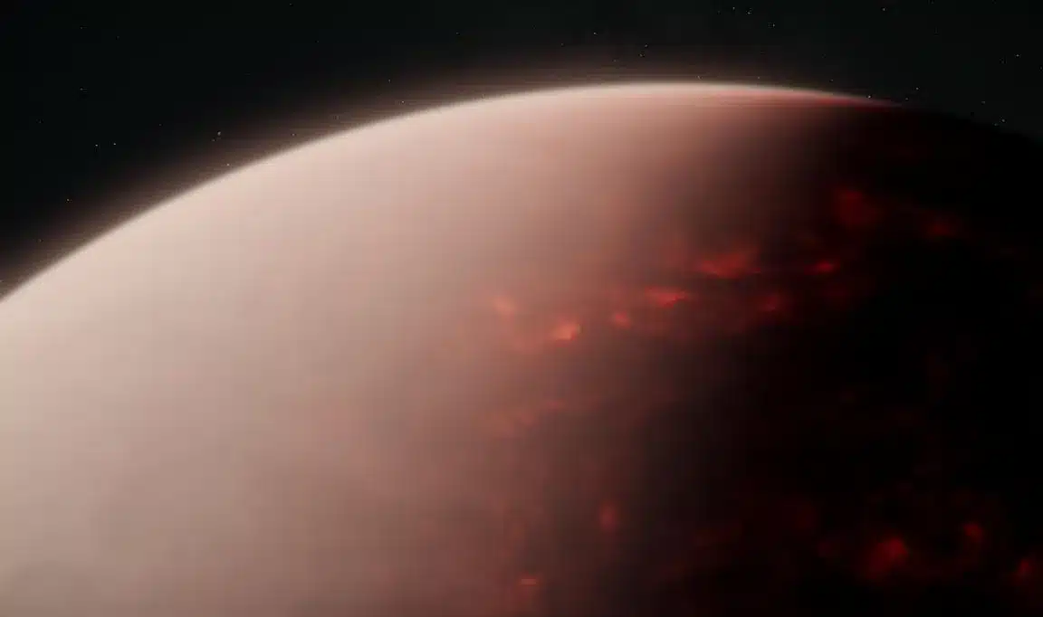 Illustrazione artistica del pianeta di lava toi-561 b
