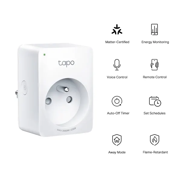 Tp-link tapo p110m presa smart wi-fi matter europea per monitorare i consumi